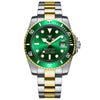 Multifunctional Waterproof Luminous Men's Watch Alloy Case Stainless Steel Strap Round Dial