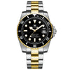 Multifunctional Waterproof Luminous Men's Watch Alloy Case Stainless Steel Strap Round Dial