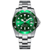 Multifunctional Waterproof Luminous Men's Watch Alloy Case Stainless Steel Strap Round Dial