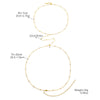Multilayer Rhinestone Pearl Body Chain