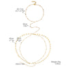 Multilayer Rhinestone Pearl Body Chain