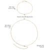 Multilayer Rhinestone Pearl Body Chain