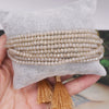 Multilayer Round Handmade Beaded Bracelet With Tassel Glass Glaze Geometric Personality Style Unisex