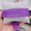 Multilayer Round Handmade Beaded Bracelet With Tassel Glass Glaze Geometric Personality Style Unisex