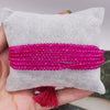 Multilayer Round Handmade Beaded Bracelet With Tassel Glass Glaze Geometric Personality Style Unisex