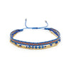 Multilayer Stacked Ribbon Hand Rope Miyuki Bead Handwoven Geometric Beaded Bracelet For Women