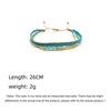 Multilayer Stacked Ribbon Hand Rope Miyuki Bead Handwoven Geometric Beaded Bracelet For Women
