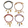 Multipendant Bracelet 316L Stainless Steel 18K Gold Plated Fashion Style