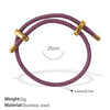 Multipendant Bracelet 316L Stainless Steel 18K Gold Plated Fashion Style