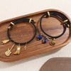 Multipendant Bracelet 316L Stainless Steel 18K Gold Plated Fashion Style