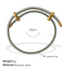 Multipendant Bracelet 316L Stainless Steel 18K Gold Plated Fashion Style