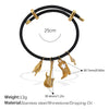 Multipendant Bracelet 316L Stainless Steel 18K Gold Plated Fashion Style