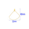 Multishape Stainless Steel Beaded Hanging Earrings Accessories With Electroplating Treatment