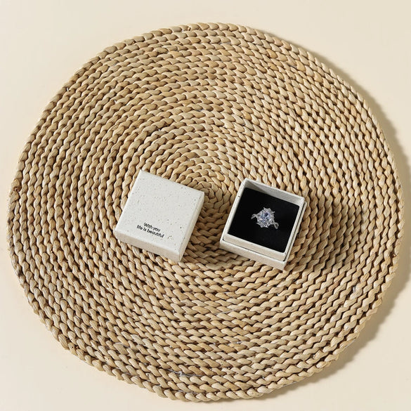 Multistyle Jewelry Packaging Box For Rings And Earrings Made Of Paper And Cardboard