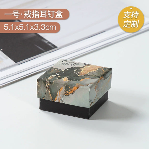 Multistyle Jewelry Packaging Box For Rings And Earrings Made Of Paper And Cardboard