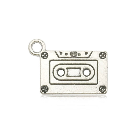 Music Series Accessories Alloy Handmade Musical Instruments Pendant With Electroplating