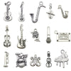 Music Series Accessories Alloy Handmade Musical Instruments Pendant With Electroplating