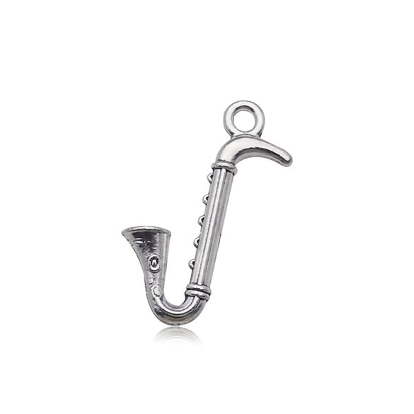 Music Series Accessories Alloy Handmade Musical Instruments Pendant With Electroplating