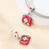 Musical Note Medicine Box Tooth String Beads Pendant Diy Jewelry Accessories Bracelet 925 Silver Copper Plated Dripping Oil