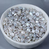 Nail Art Jewelry Loose Beads Natural Freshwater Pearl Nonhole Asymmetrical Baroque Diy Inlaid