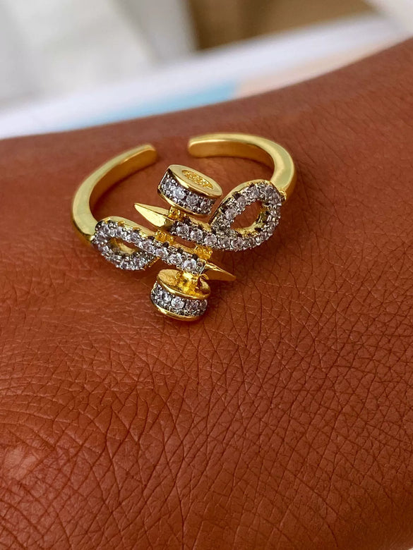 Nail Bracelet Copper Electroplated Light Luxury Design