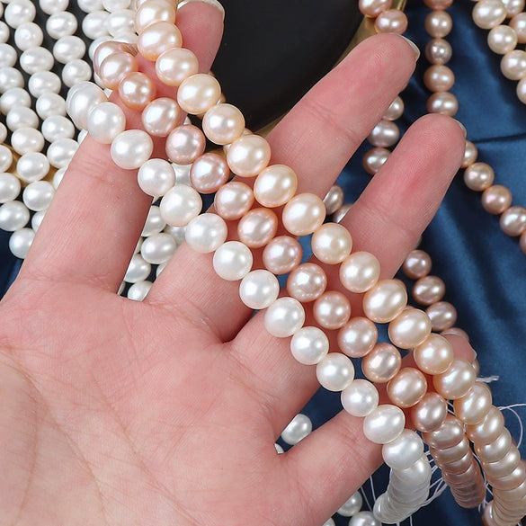 Naked Freshwater Pearls Egg Shape
