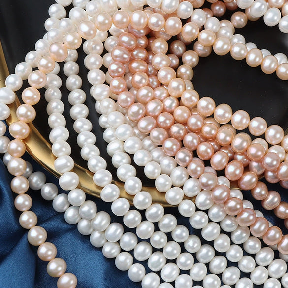 Naked Freshwater Pearls Egg Shape