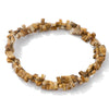 Natural Agate Rectangular Double Hole Beads Diy Handmade Beaded Bracelet Ring Decoration Accessories