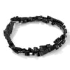 Natural Agate Rectangular Double Hole Beads Diy Handmade Beaded Bracelet Ring Decoration Accessories