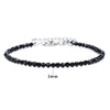 Natural Amethyst Crystal Beaded Women’s Bracelet With Geometric Design Single Strand Bracelet