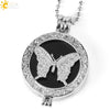 Natural Amethyst Stone Butterfly Pendant Necklace With Oblate Beads Minimalist Crystal Ball Chain Jewelry For Women