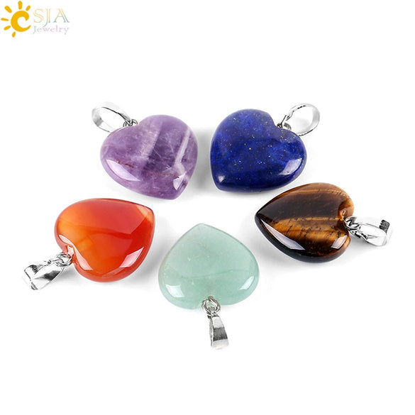 Natural Amethyst Stone Pendant Necklace With Copper Chain Elegant Holiday Gift Jewelry For Women