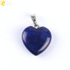 Natural Amethyst Stone Pendant Necklace With Copper Chain Elegant Holiday Gift Jewelry For Women
