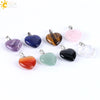Natural Amethyst Stone Pendant Necklace With Copper Chain Elegant Holiday Gift Jewelry For Women
