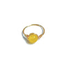 Natural Chalcedony Stone Ring Purely Handmade Hand Woven Winding Design Color Preserving Versatile Unisex Jewelry