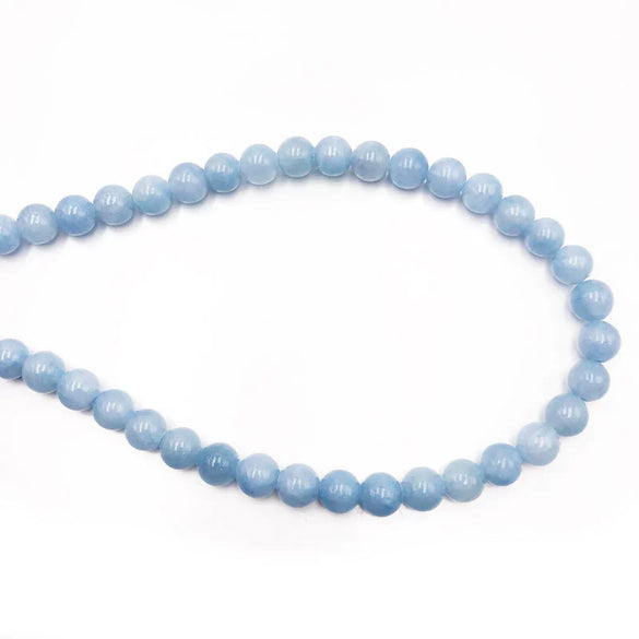 Natural Colored Chalcedony Loose Beads Natural Stone Topaz Woven Semi Finished Diy Handmade Jewelry Accessories