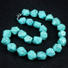 Natural Crystal Agate Jade Irregular Polished Necklace