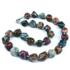 Natural Crystal Agate Jade Irregular Polished Necklace