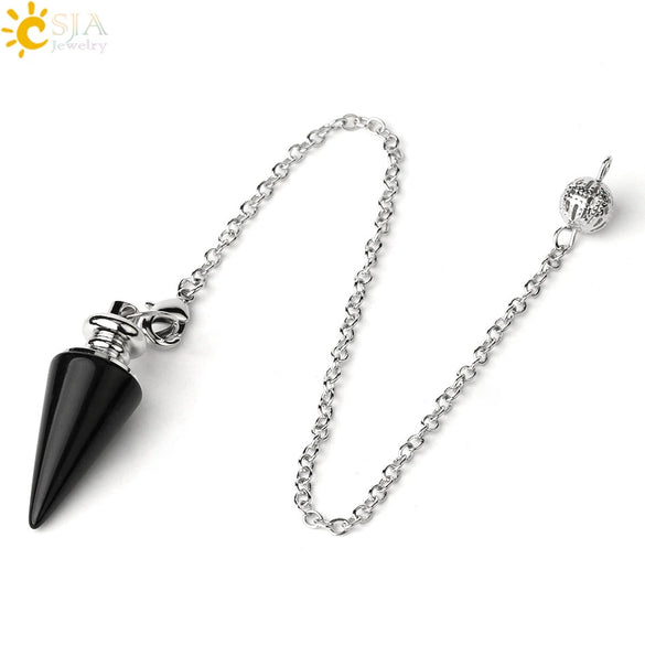 Natural Crystal Conical Pendant Head Jewelry Minimalist Amethyst Powder Crystal And Green Crystal Home Decoration Unisex