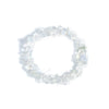 Natural Crystal Gravel Stretch Bracelet For Women And Unisex With Irregular Stone Look And Geometric Style