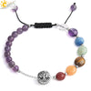 Natural Crystal Oval Stone Woven Bracelet For Women Minimalist Electroplated Bronze Color Bracelet