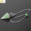 Natural Crystal Six Pointed Star Spirit Pendant Minimalist Electroplated Semi Precious Stone Jewelry Gift