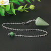 Natural Crystal Six Pointed Star Spirit Pendant Minimalist Electroplated Semi Precious Stone Jewelry Gift