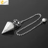 Natural Crystal Six Pointed Star Spirit Pendant Minimalist Electroplated Semi Precious Stone Jewelry Gift