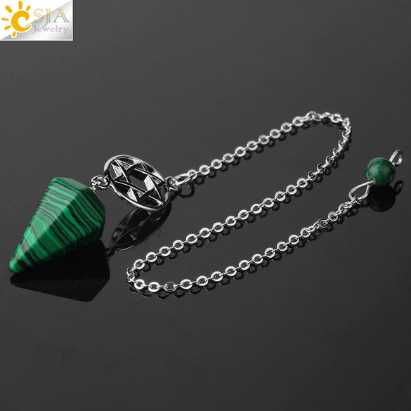 Natural Crystal Six Pointed Star Spirit Pendant Minimalist Electroplated Semi Precious Stone Jewelry Gift