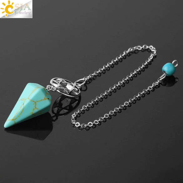 Natural Crystal Six Pointed Star Spirit Pendant Minimalist Electroplated Semi Precious Stone Jewelry Gift