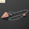 Natural Crystal Six Pointed Star Spirit Pendant Minimalist Electroplated Semi Precious Stone Jewelry Gift