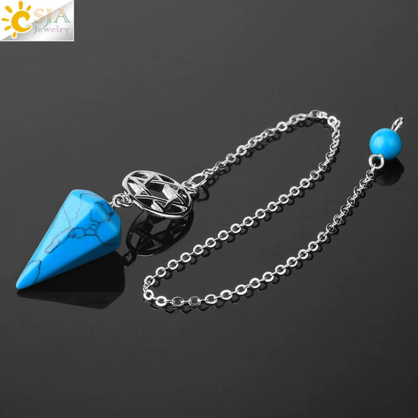 Natural Crystal Six Pointed Star Spirit Pendant Minimalist Electroplated Semi Precious Stone Jewelry Gift