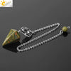 Natural Crystal Six Pointed Star Spirit Pendant Minimalist Electroplated Semi Precious Stone Jewelry Gift