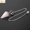 Natural Crystal Six Pointed Star Spirit Pendant Minimalist Electroplated Semi Precious Stone Jewelry Gift